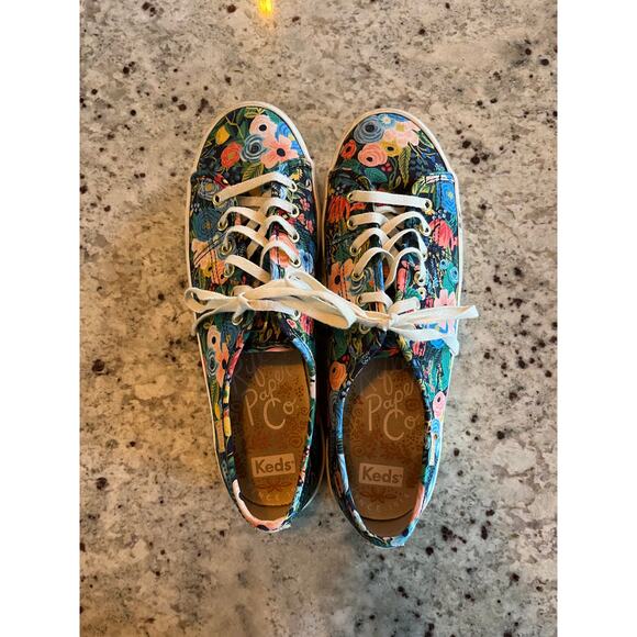 Rifle Paper Co. Keds Sneakers Size 9 - Picture 2 of 5